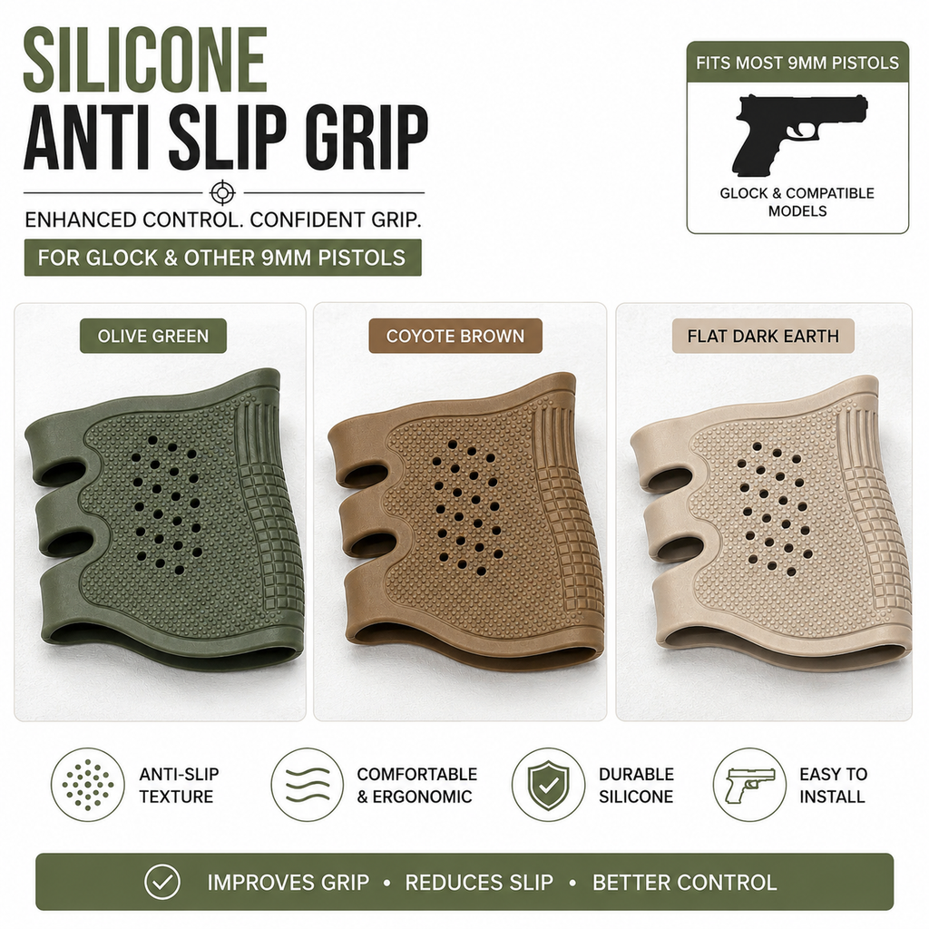 Imported anti slip grip for Glock