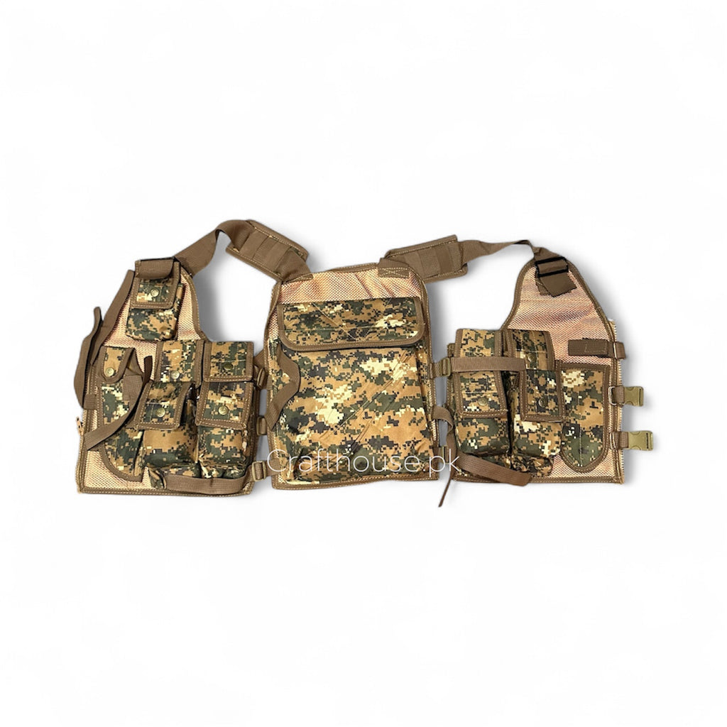 Four mag bandoriel vest for SMG
