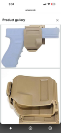 Glock polymer Holster- Tan