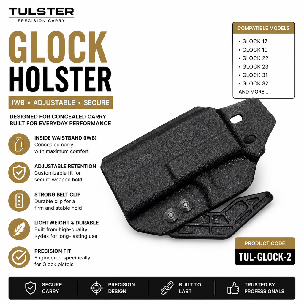 Tulster Popymer holster for Gloc