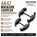 Double magazine holding polymer clips