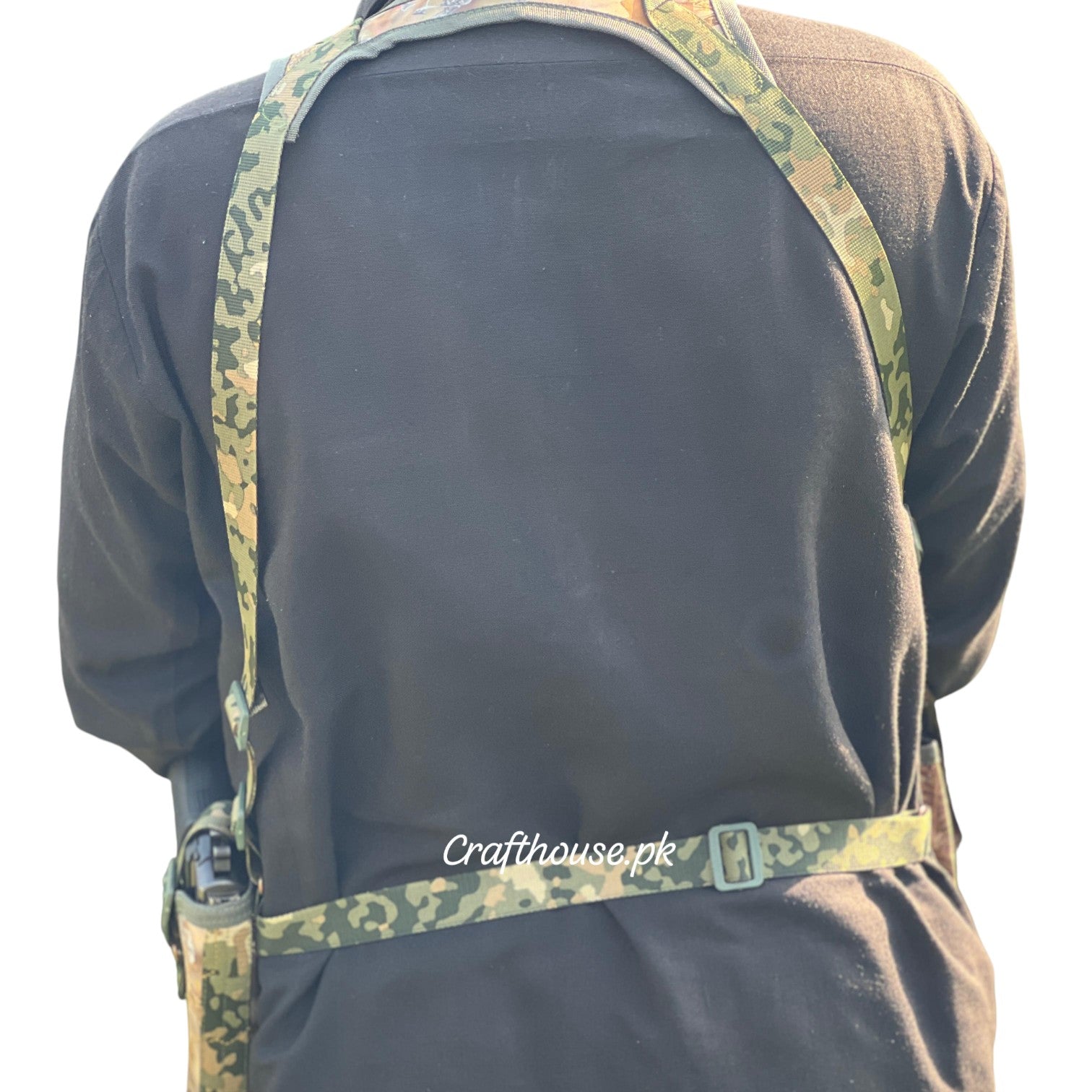 Double Sided Shoulder Holster green -D603