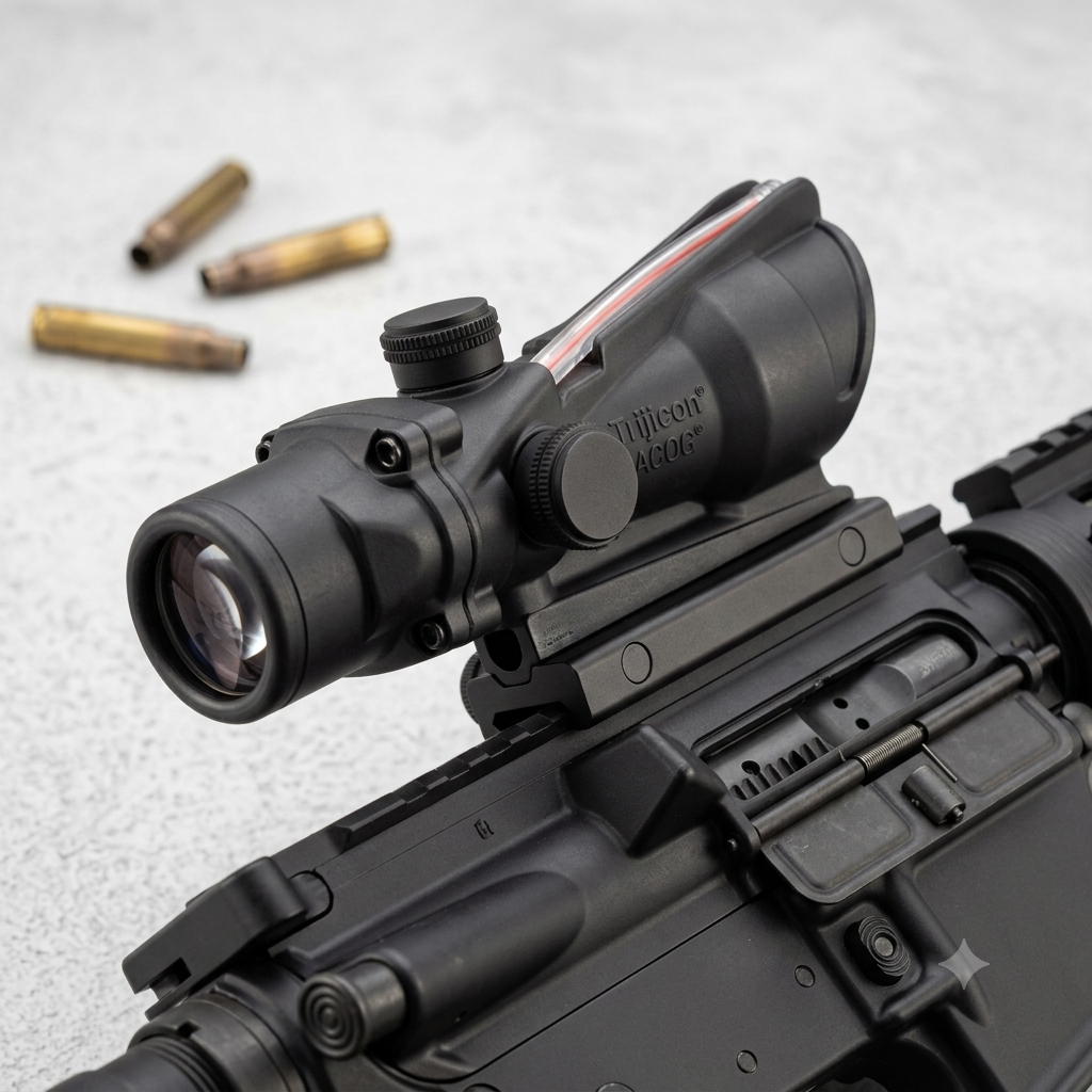 TRIJICON ACOG 4×32 4X SCOPE FOR M4 M16 AK47 ETC