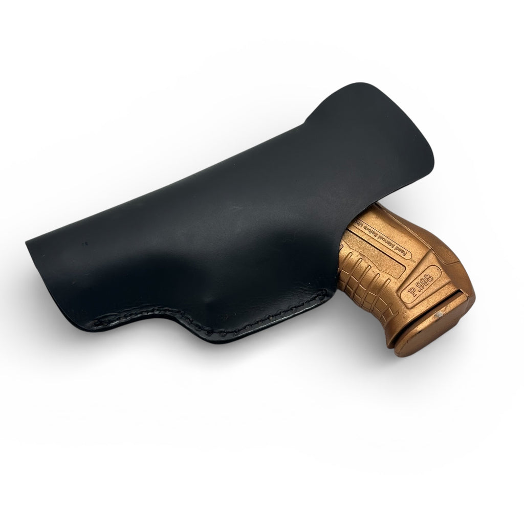 Leather iwb holster for 9-mm