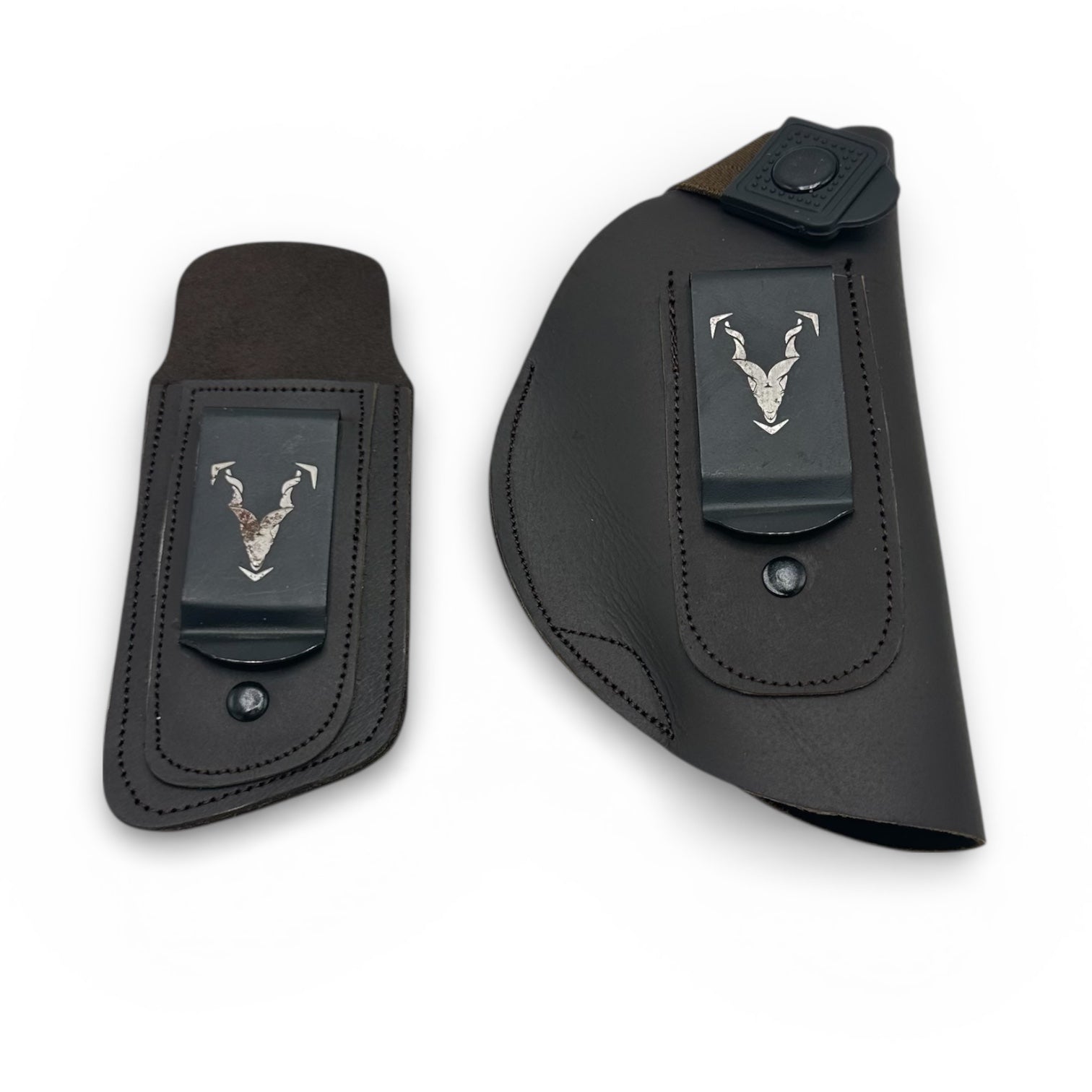 Inner leather holster with 1 spare msg holster