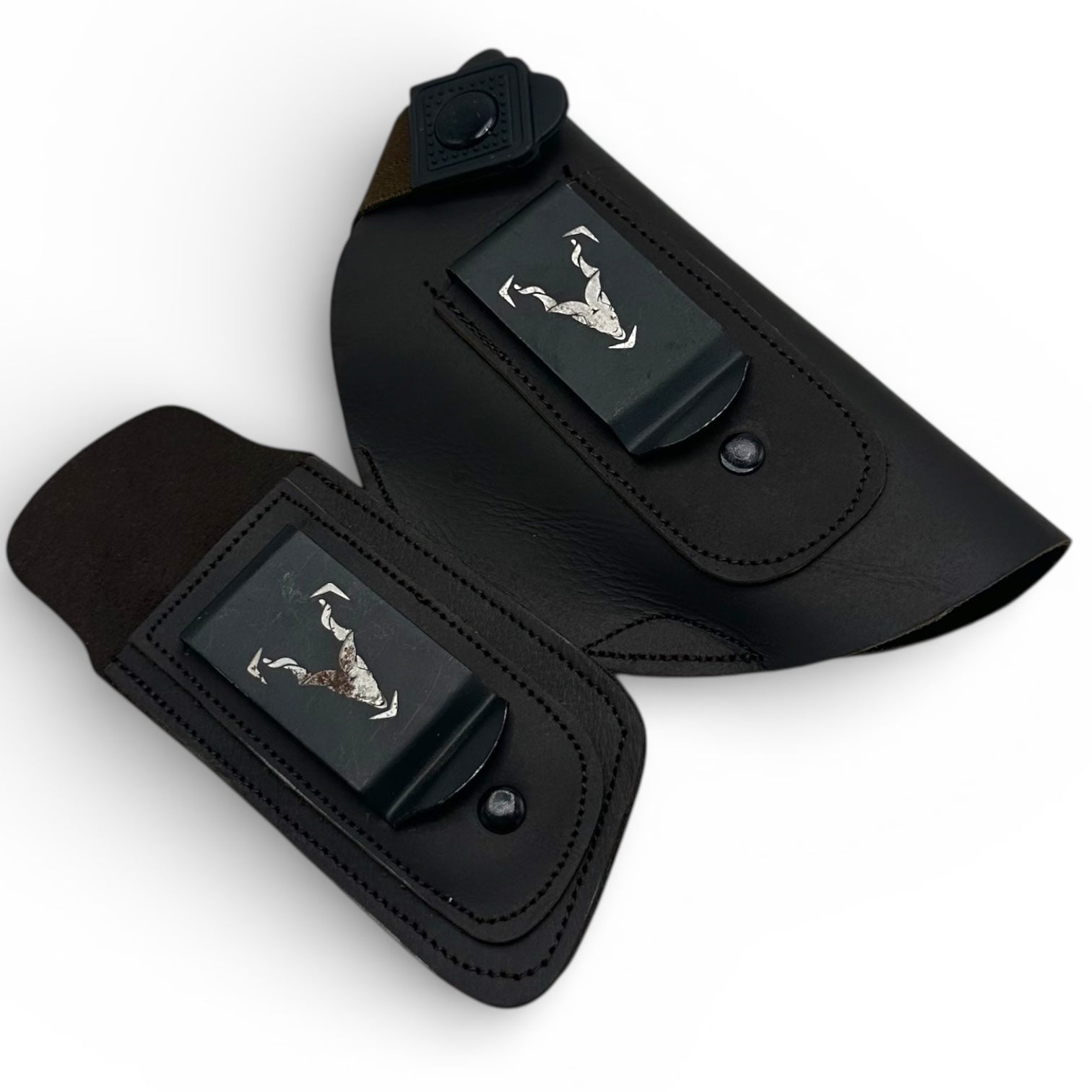 Inner leather holster with 1 spare msg holster