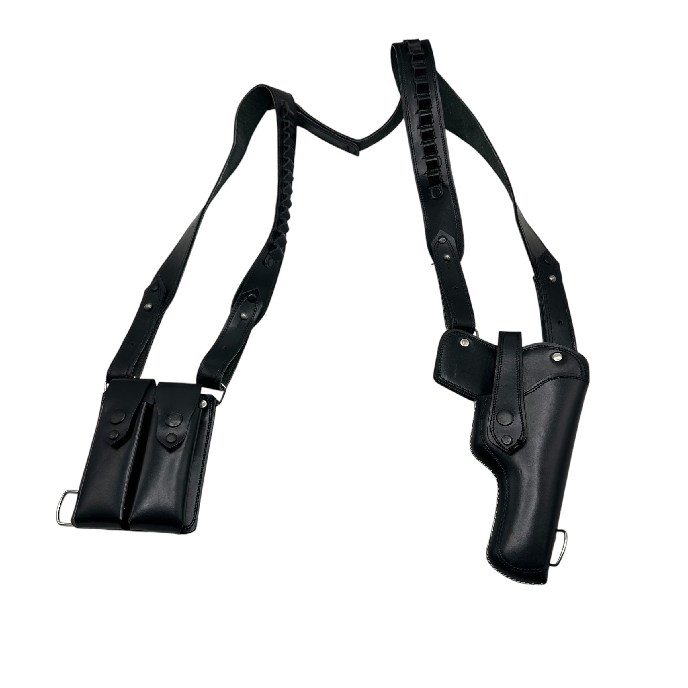 Doubl sided shoulder holstr for 30 bor 7 shar - leather