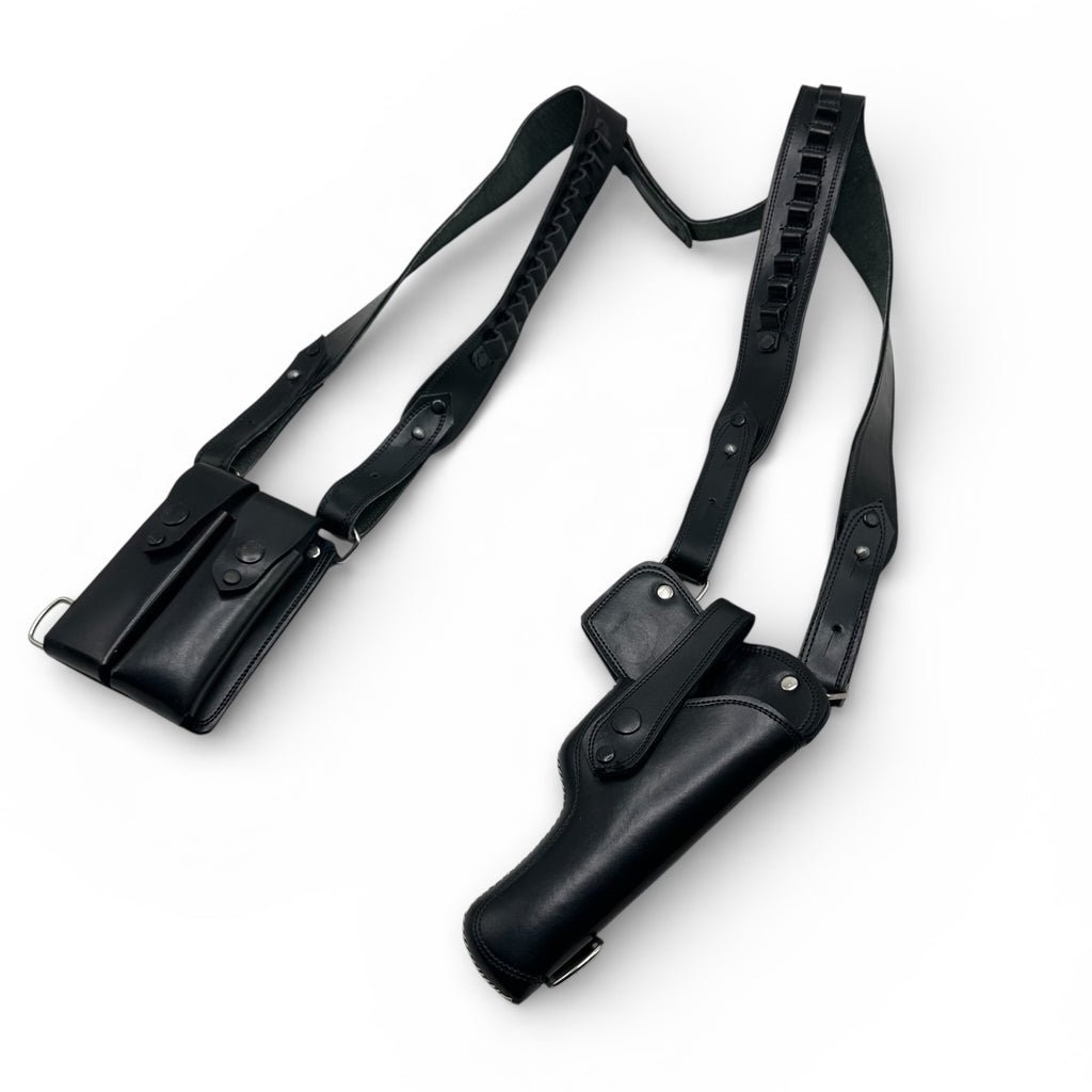 Doubl sided shoulder holstr for 30 bor 7 shar - leather