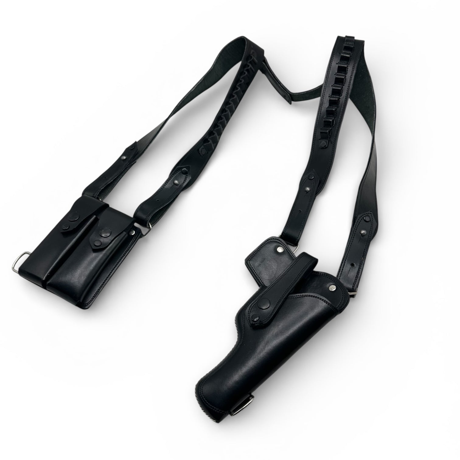 Doubl sided shoulder holstr for 30 bor 7 shar - leather
