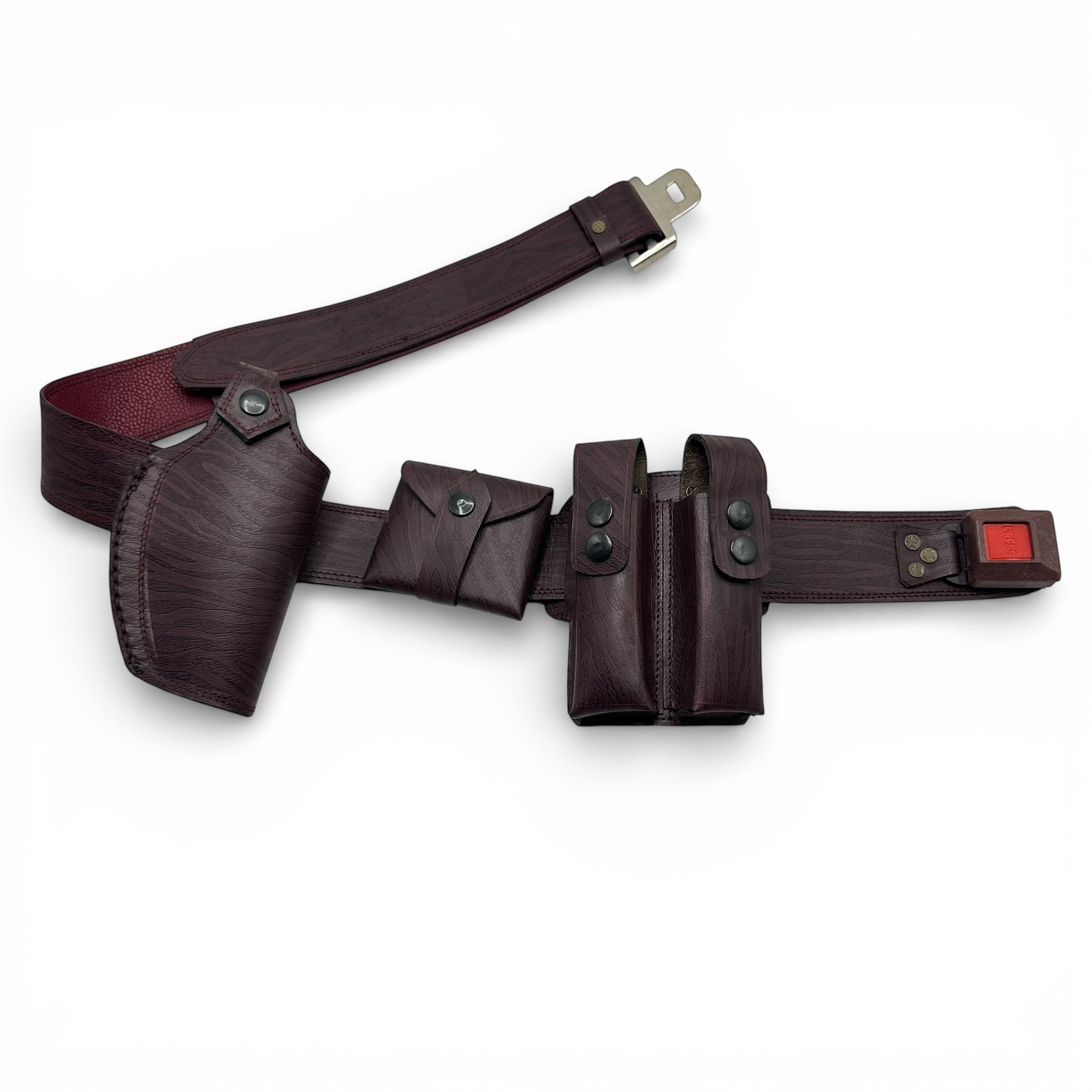 Belly belt holster with 2 mg pouch for 9mm