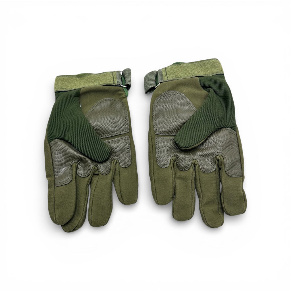 Full finger gloves imported- green