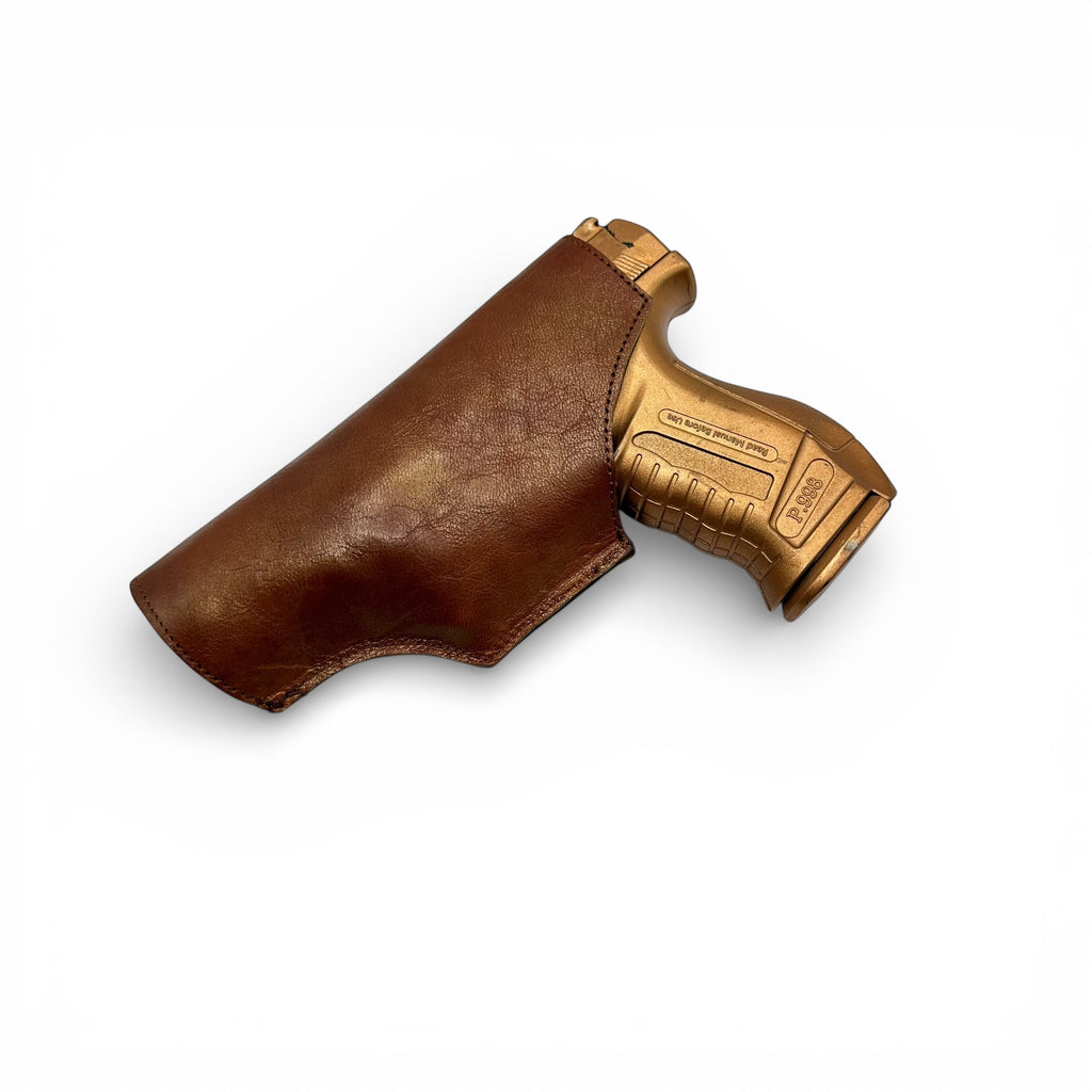 IWB leather pouch holster for 9mm