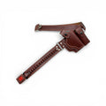 Leather belly belt holster for 30 bore and 9mm