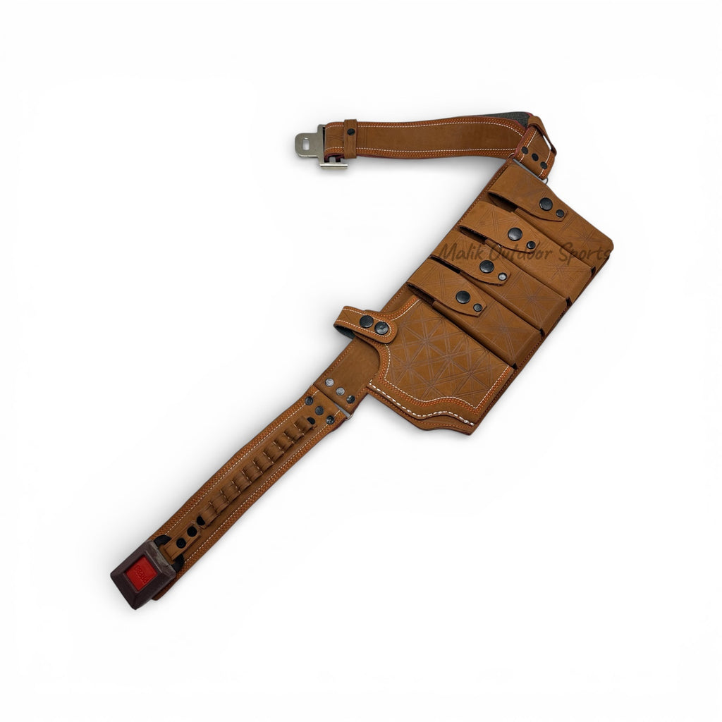 Genuine leather Belly holster for 9mm