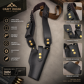 Single side leather holster with 1 mag pouch