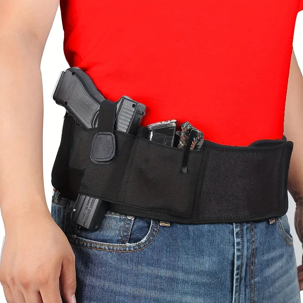 Neoprene Belly Band Holster - Black