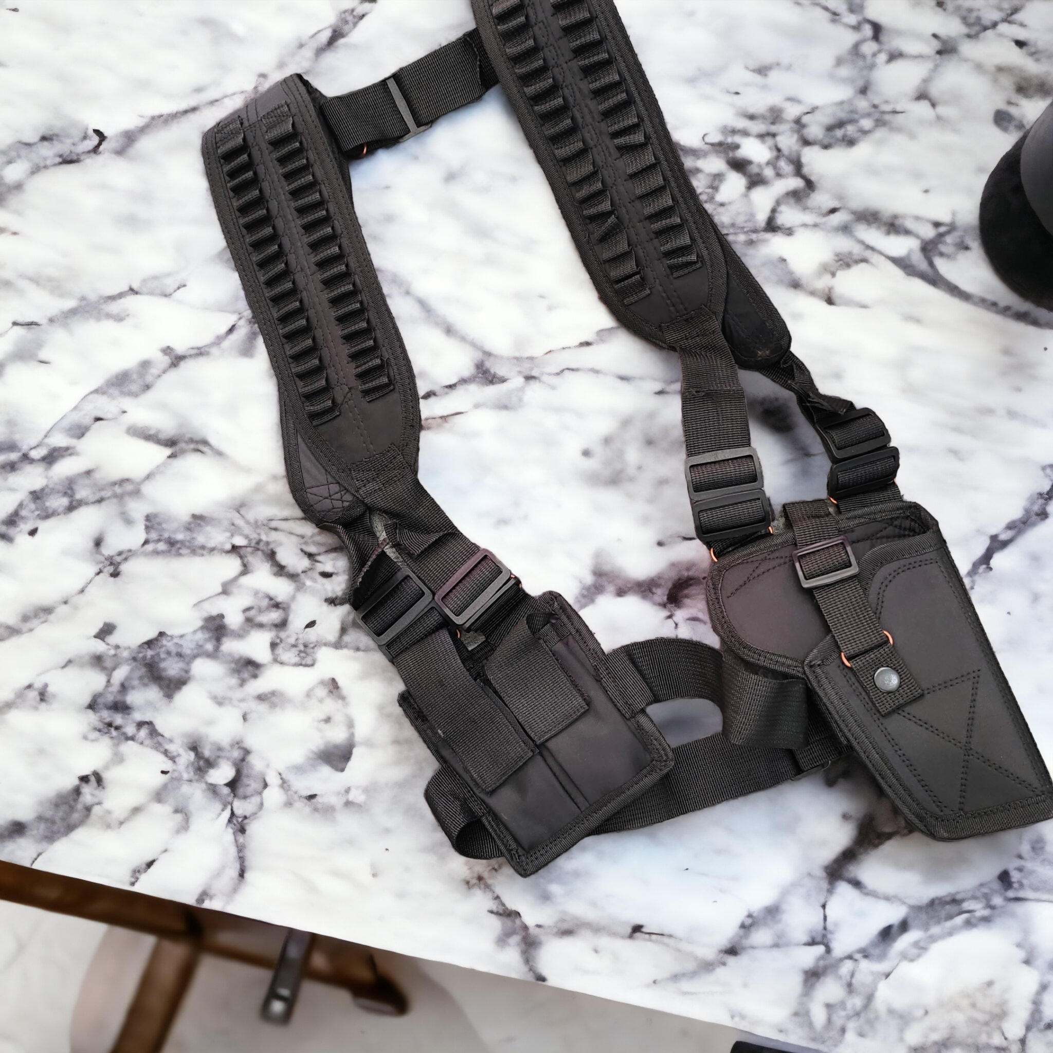 Double sided Shoulder holster black color