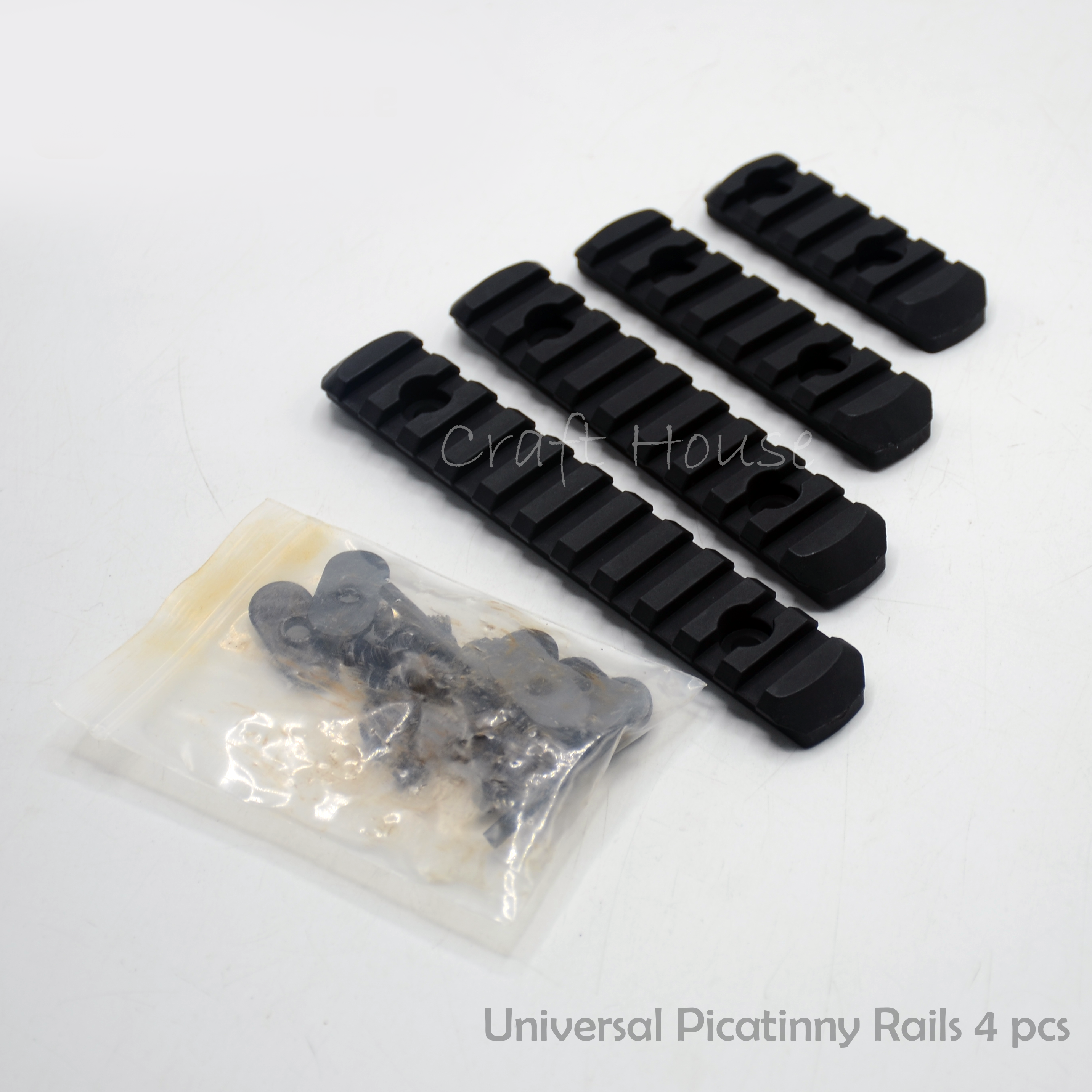 20 mm rails for Mounting sights - installs on polymer / wood handguards