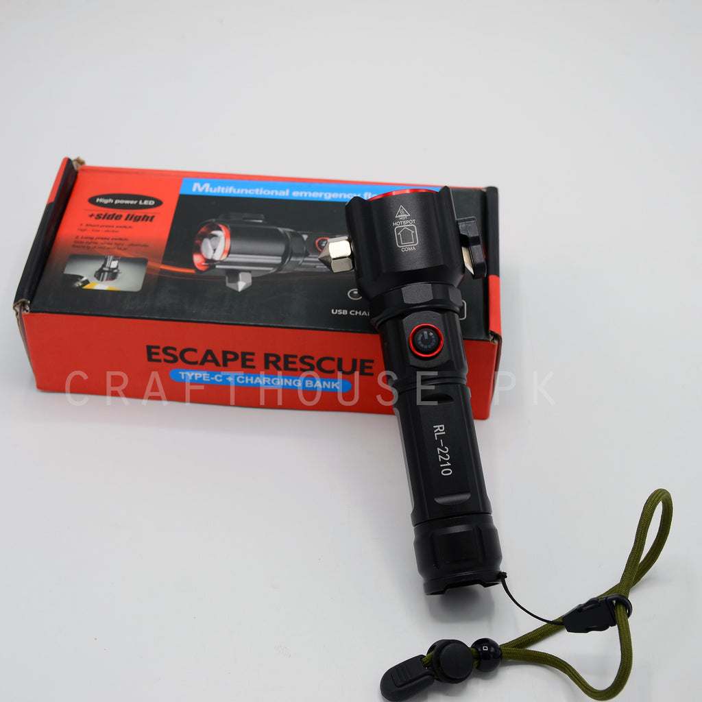 Long Range Rechargeable flashlight