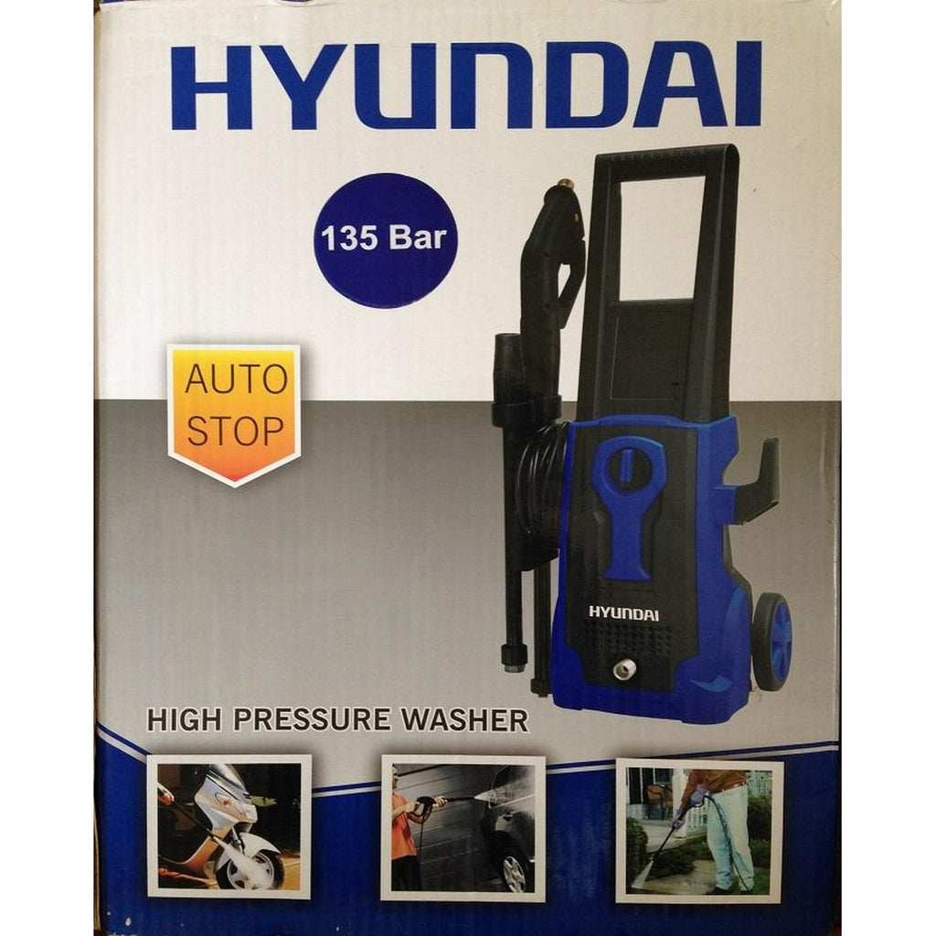 HYUNDAI 135 Bar 1600W Pressure Washer For Car and Solar panels