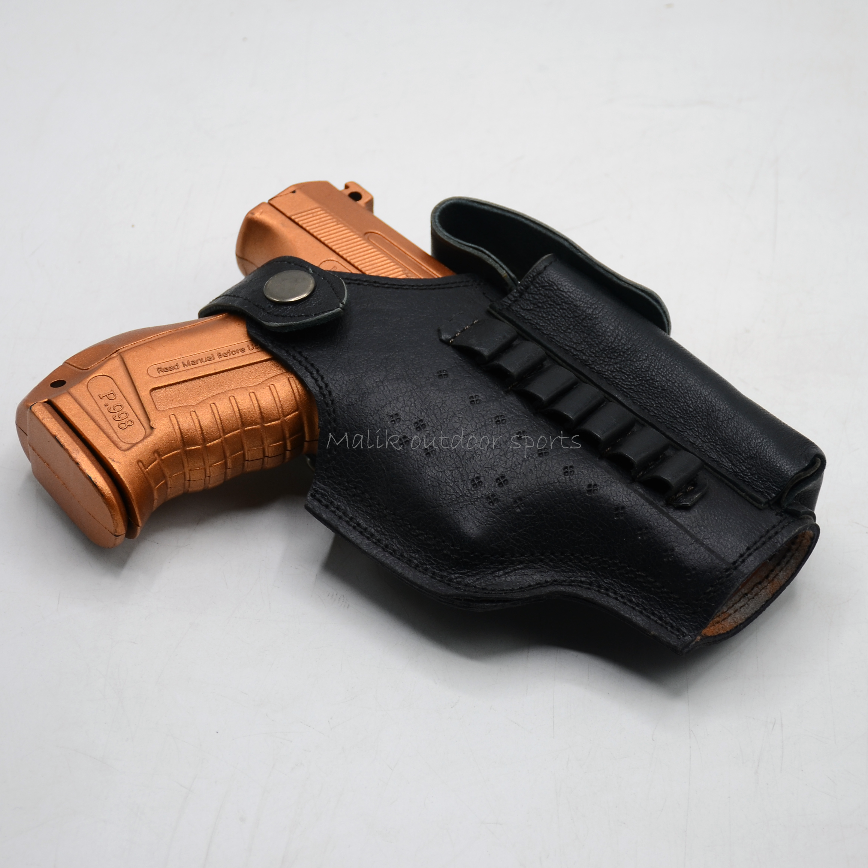 Leather owb pouch for 9mm