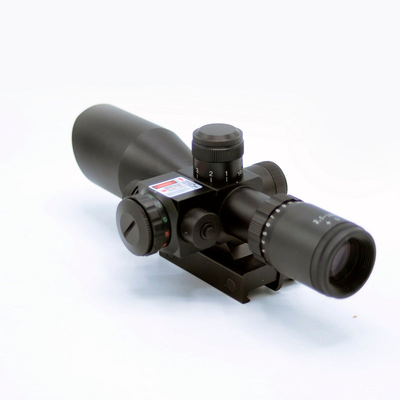 2.5-10x40 Rifle Scope Mil-dot Illuminated Red Laser