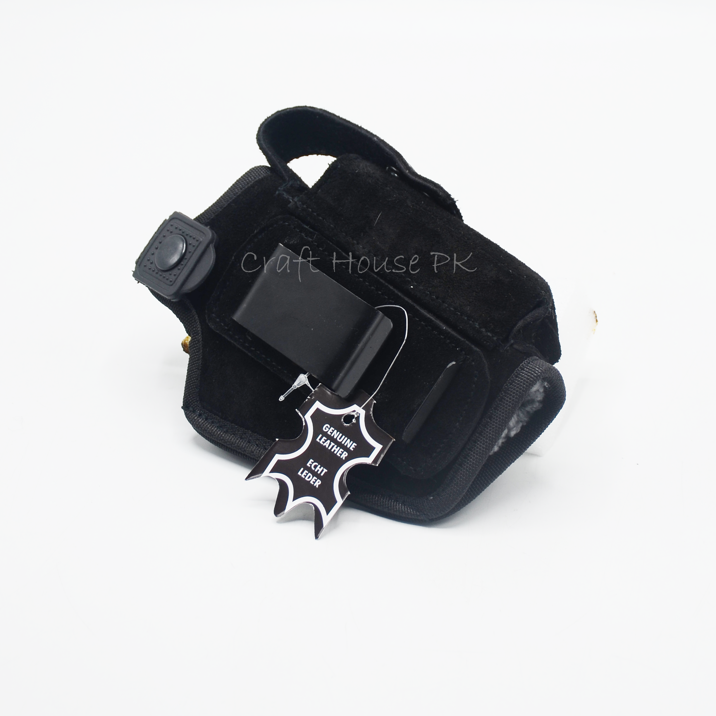 Suede Leather IWB Cover - Black