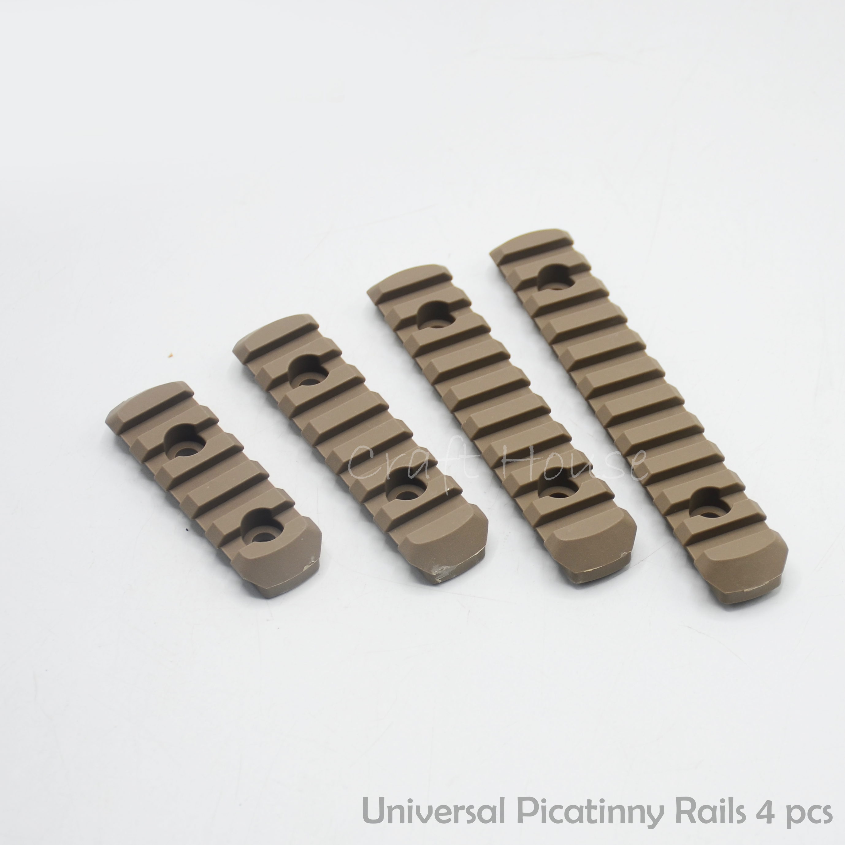 20 mm rails for Mounting sights - installs on polymer / wood handguards